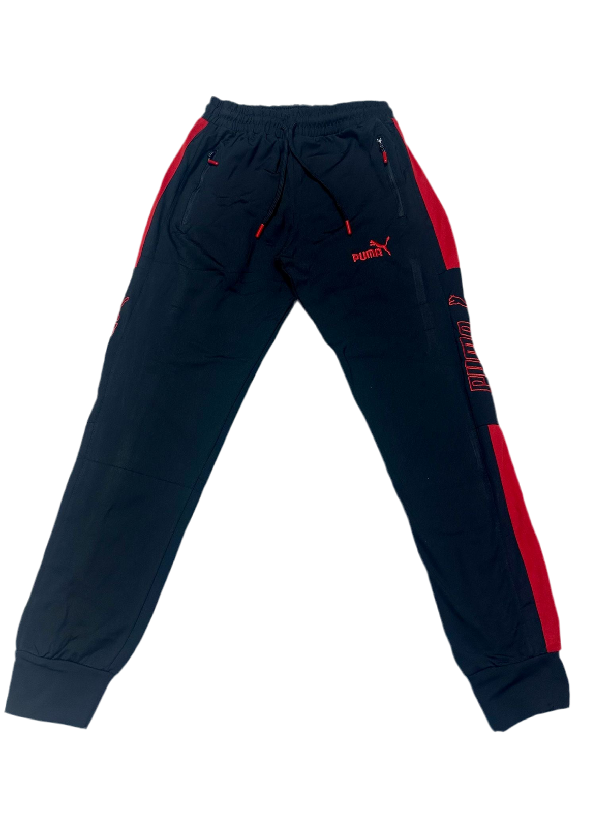 Pantalon Barbat PMA Negru/Rosu