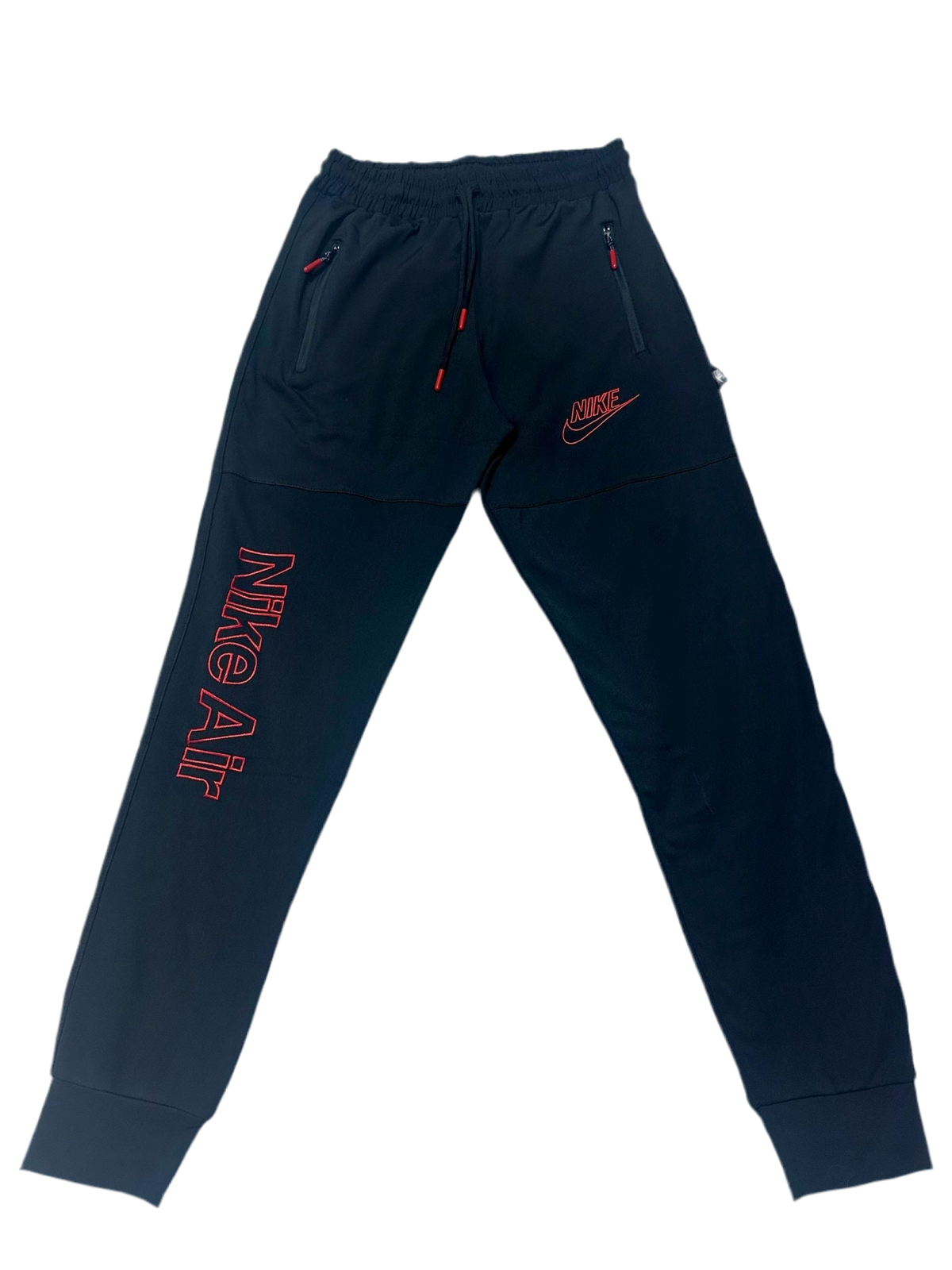 Pantalon Barbat NK Negru/Rosu