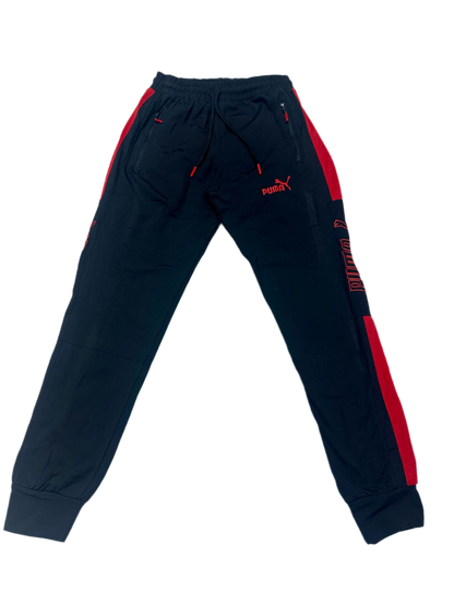 Pantalon Barbat PMA Negru/Rosu