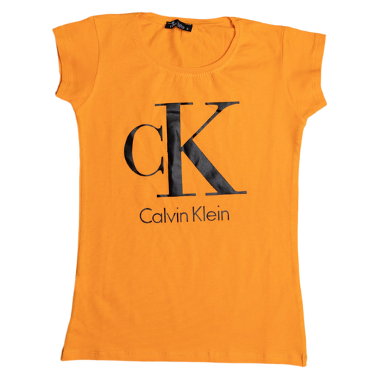 Tricou Dama CK Portocaliu