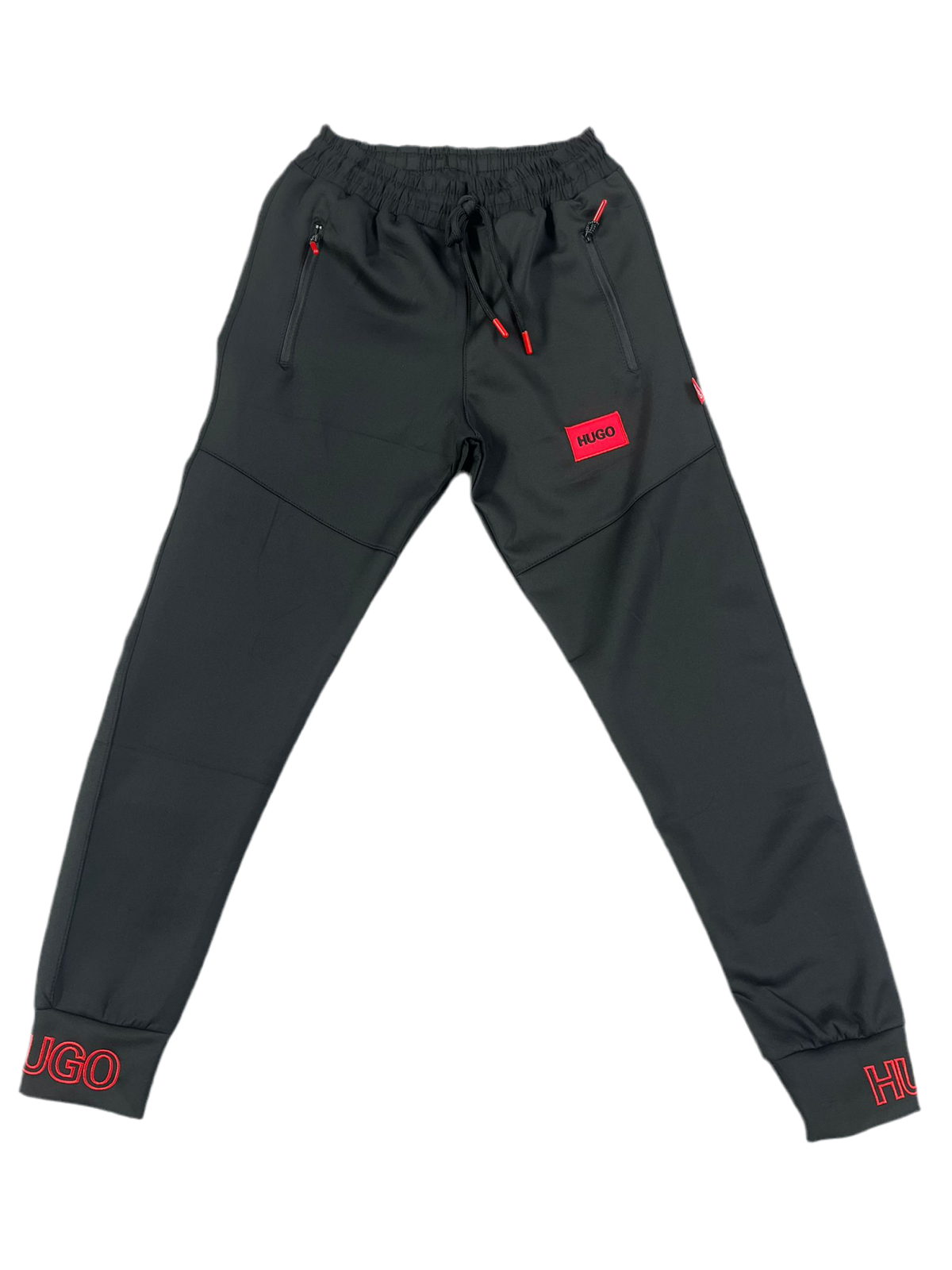 Pantalon Barbat HGO Negru/Rosu