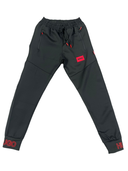 Pantalon Barbat HGO Negru/Rosu
